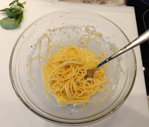 Pasta al Limone e Basilico