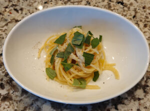 meine Pasta al Limone e Basilico