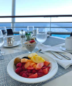 Frühstück mit Aussicht