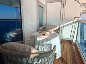 In-Suite-Dining am Balkon