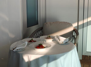 In-Suite-Dining am Balkon