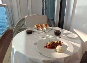 In-Suite-Dining am Balkon