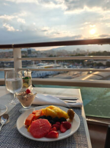 Frühstück mit Aussicht