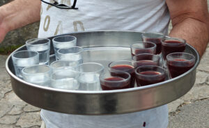 Grappa und Kirschlikör