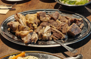 gekochtes Fleisch