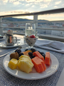 Frühstück mit Aussicht