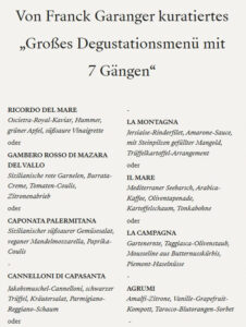 Speisekarte Anthology