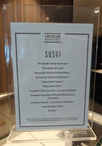 Emporium Marketplace - Sushi Lunch