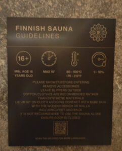 Finnische Sauna