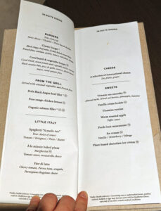 In Suite Dining