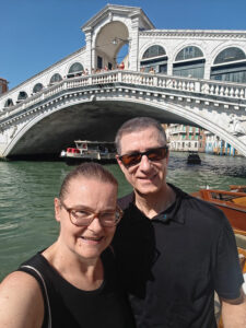 Selfie an der Rialto Brücke