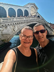 Selfie an der Rialto Brücke