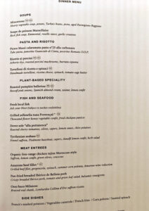 Med Yacht Club - Dinner