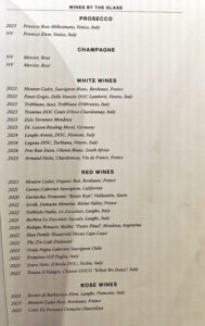 Weinkarte