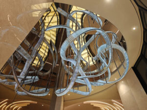 hintere Treppe