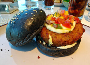 veganer Linsenburger
