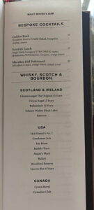 Malt Whisky Bar