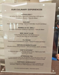 Culinary Experiences