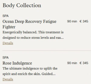 Spa Preise