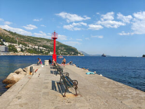 Hafenmole von Dubrovnik