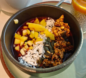 Blaubeer-Mango-Bowl