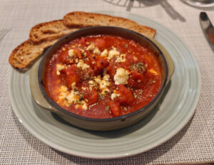Shrimps Saganaki
