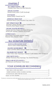 Muster Speisekarte Blu