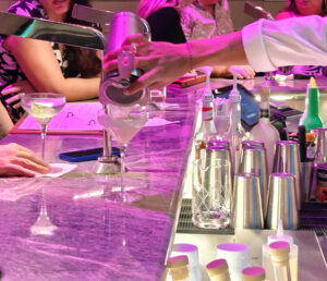 Lychee Martini Making