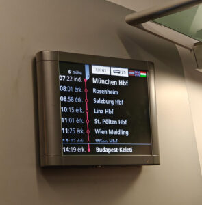 RailJet RJX 61 nach Budapest