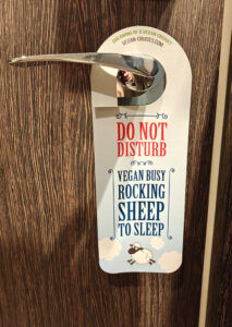 Do not Disturb - vegan style!