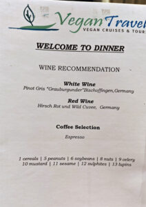 Abendessen Tag 1