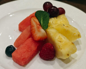 Pineapple, Grapes, Watermelon