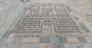 Bratislava Burg als Mosaik