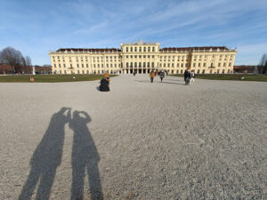 Schloss Schönbrunn - Schattenselfie