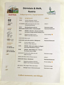 Tagesprogramm Tag 5