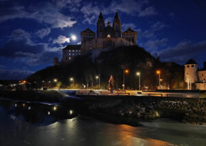 Kloster Melk und Vollmond