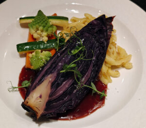 Crispy Baked Red Cabbage Steak