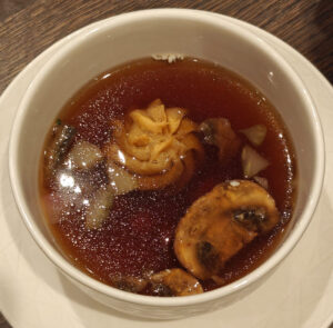 Porcini Mushroom Consomme