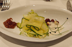 Surprise made of Zucchini, Figs, Hazelnuts