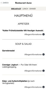 Aune Frühstück