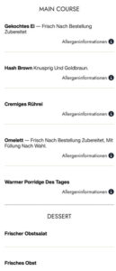 Aune Frühstück