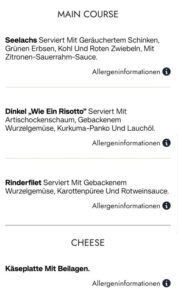 Aune Abendessen