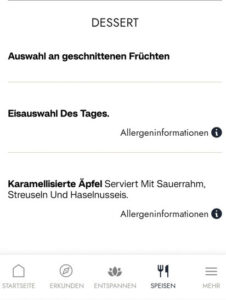 Aune Abendessen