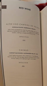 Weinkarte