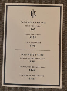 Wellness Preise