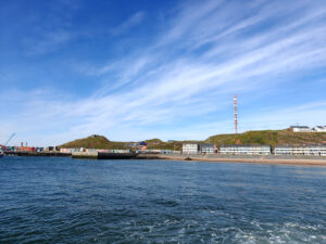 Ankunft auf Helgoland