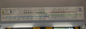 Liniennetz der Züge