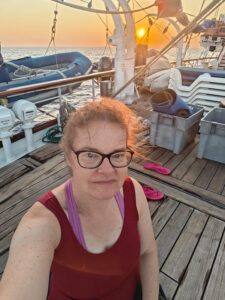 Sonnenaufgangs-Selfie