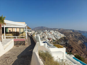 Blick auf Fira