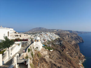 Blick auf Fira